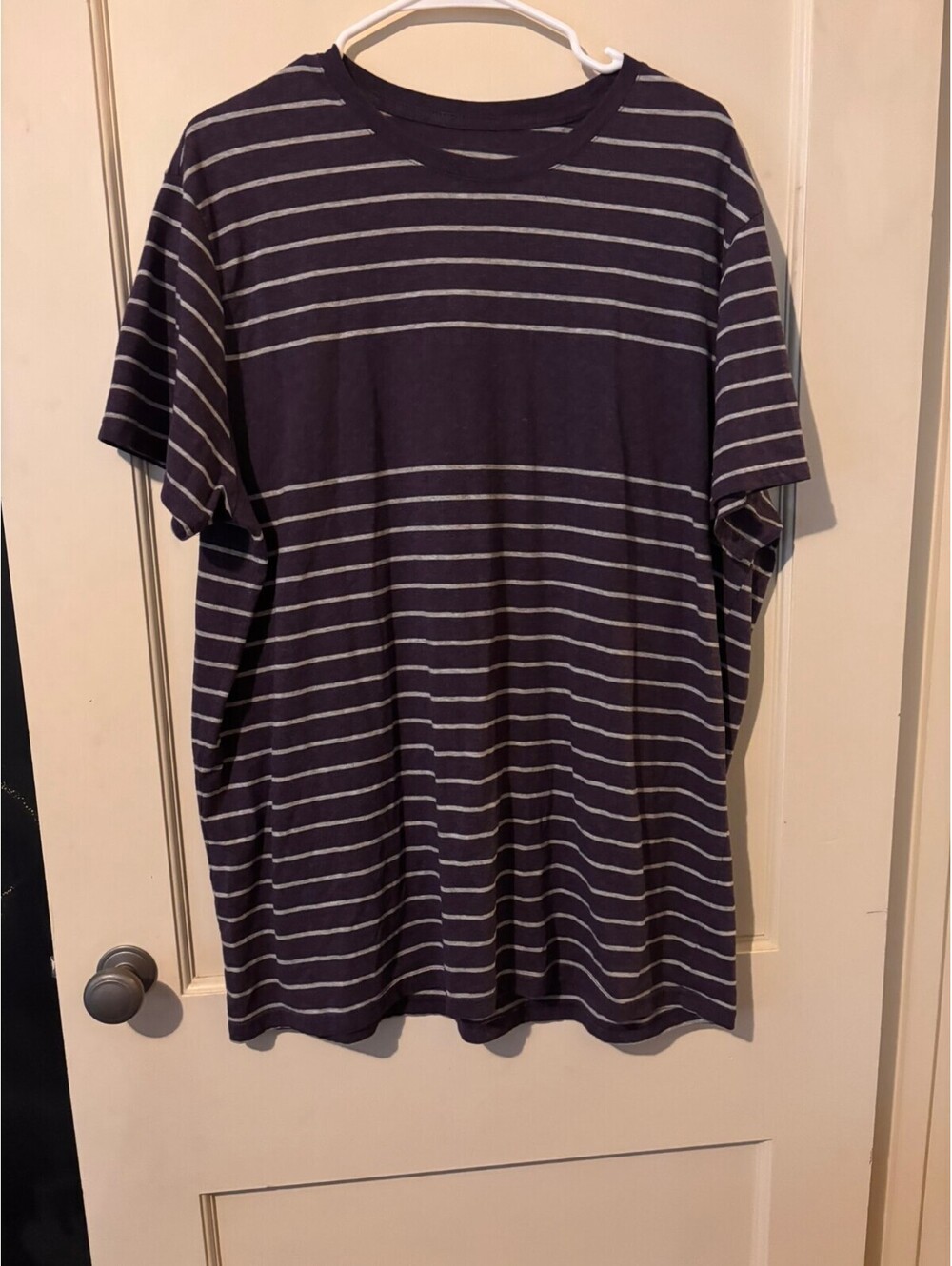 Goodfellow purple striped t-shirt XXL